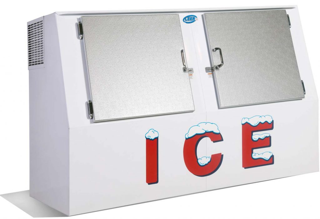 Leer Model 40 Outdoor Ice Merchandiser Cold Wall 