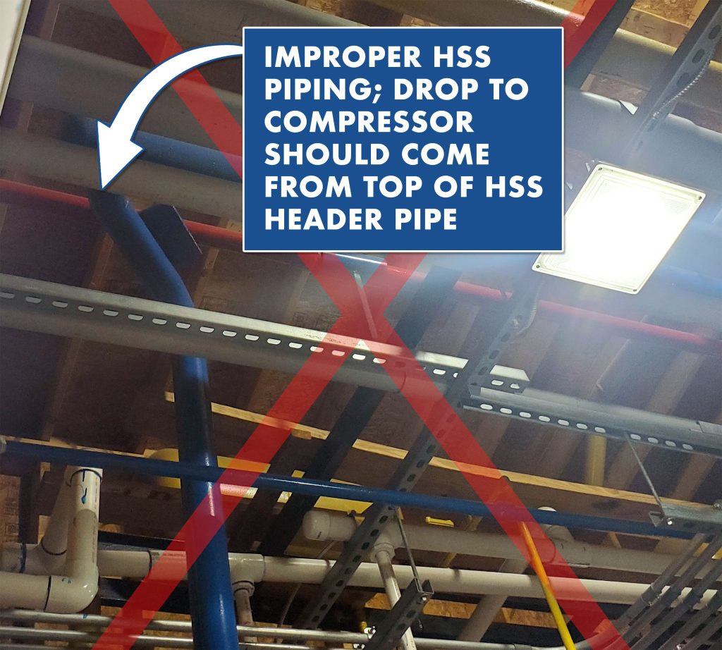 Imporper HSS Piping